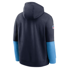 Tennessee Titans 2024 Sideline Club Pullover Hoodie Navy | Nike for Sale