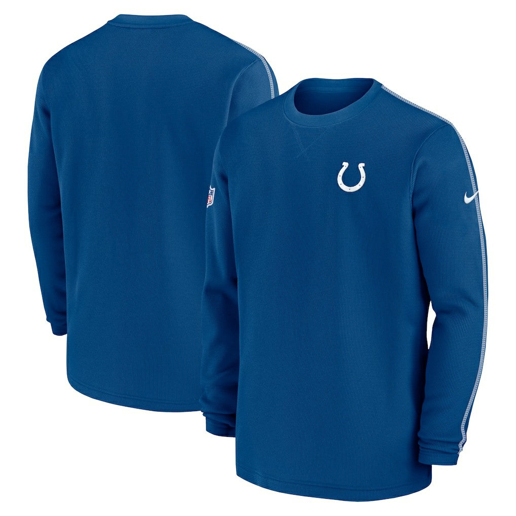 Indianapolis Colts 2024 Sideline Coaches Long Sleeve Top Royal | Nike for Sale