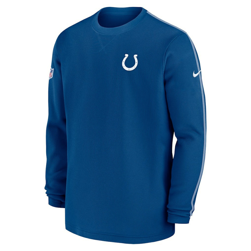 Indianapolis Colts 2024 Sideline Coaches Long Sleeve Top Royal | Nike for Sale