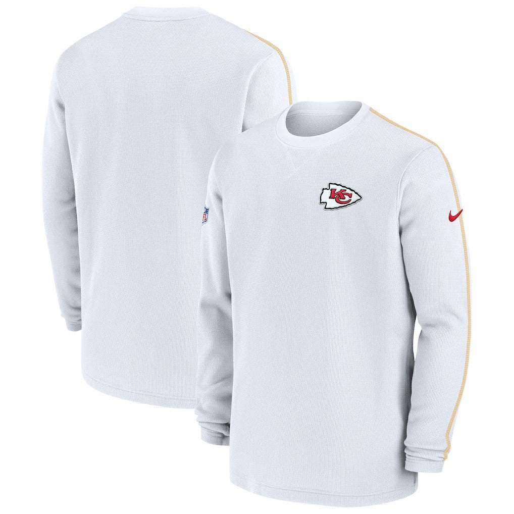 Kansas City Chiefs 2024 Sideline Coaches Long Sleeve Top Red | Nike for Sale