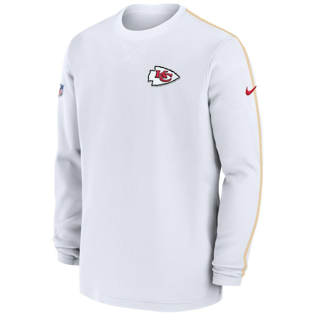 Kansas City Chiefs 2024 Sideline Coaches Long Sleeve Top Red | Nike for Sale