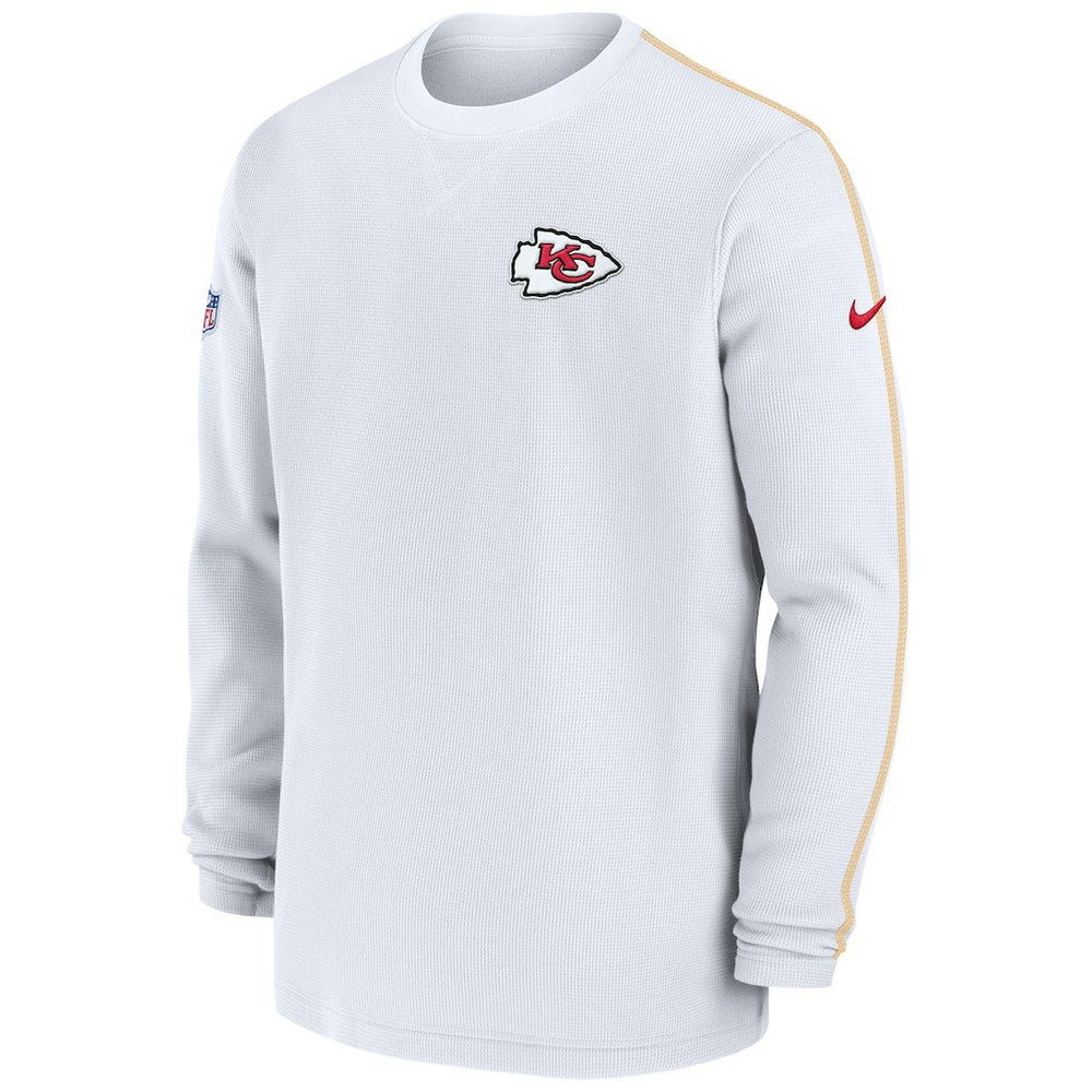 Kansas City Chiefs 2024 Sideline Coaches Long Sleeve Top Red | Nike for Sale