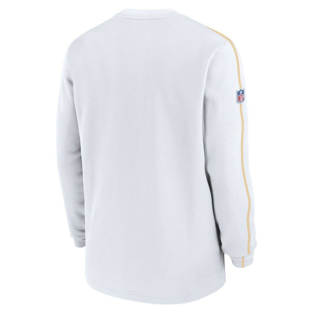 Kansas City Chiefs 2024 Sideline Coaches Long Sleeve Top White | Nike for Sale