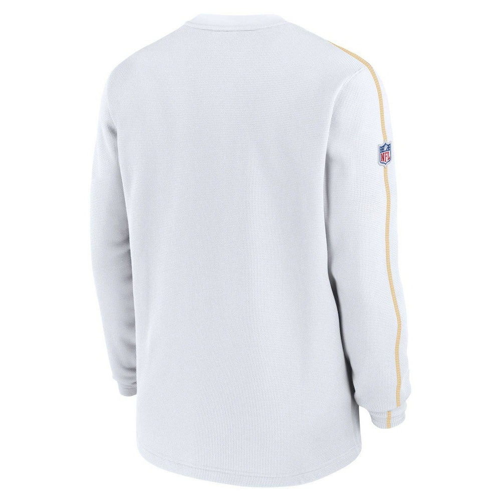 Kansas City Chiefs 2024 Sideline Coaches Long Sleeve Top White | Nike for Sale