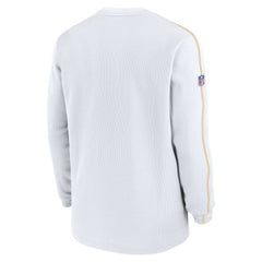 Kansas City Chiefs 2024 Sideline Coaches Long Sleeve Top White | Nike for Sale