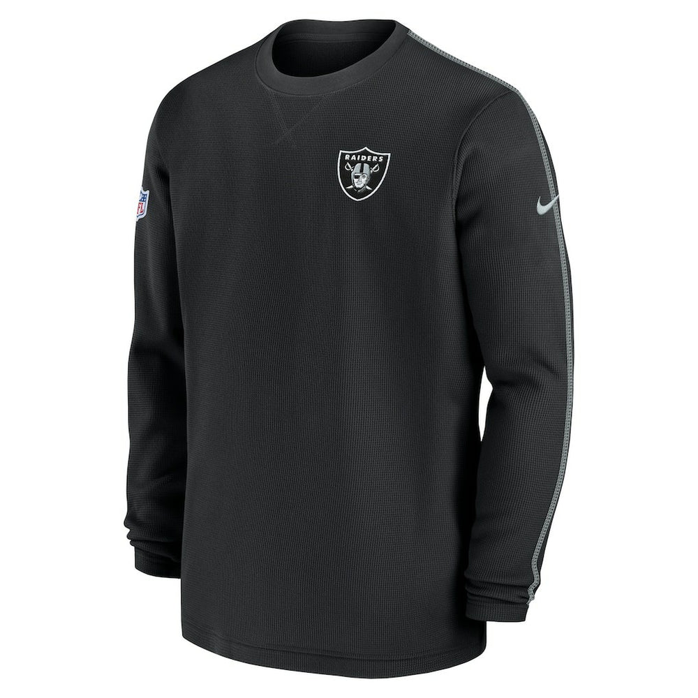 Las Vegas Raiders 2024 Sideline Coaches Long Sleeve Top Black | Nike for Sale