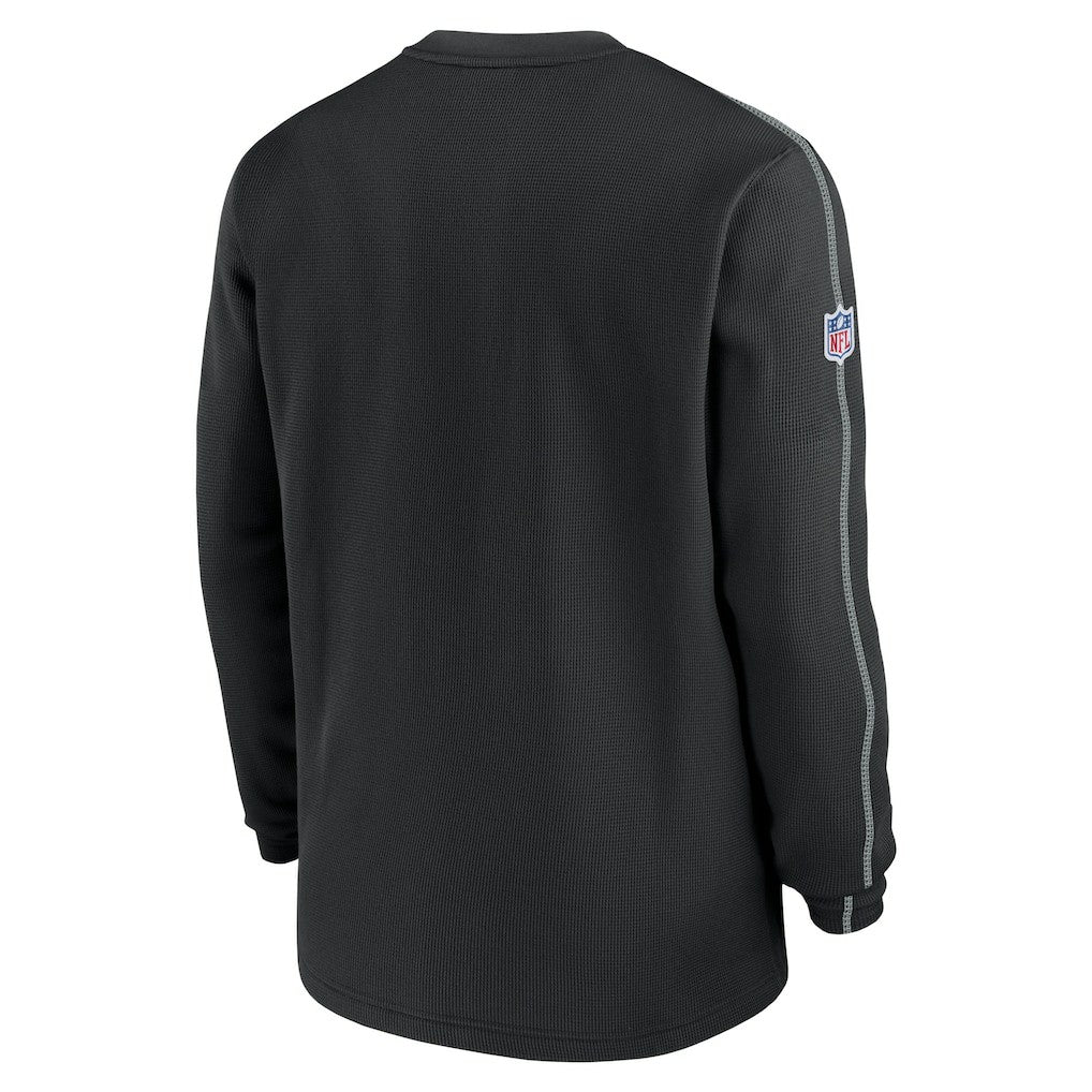 Las Vegas Raiders 2024 Sideline Coaches Long Sleeve Top Black | Nike for Sale