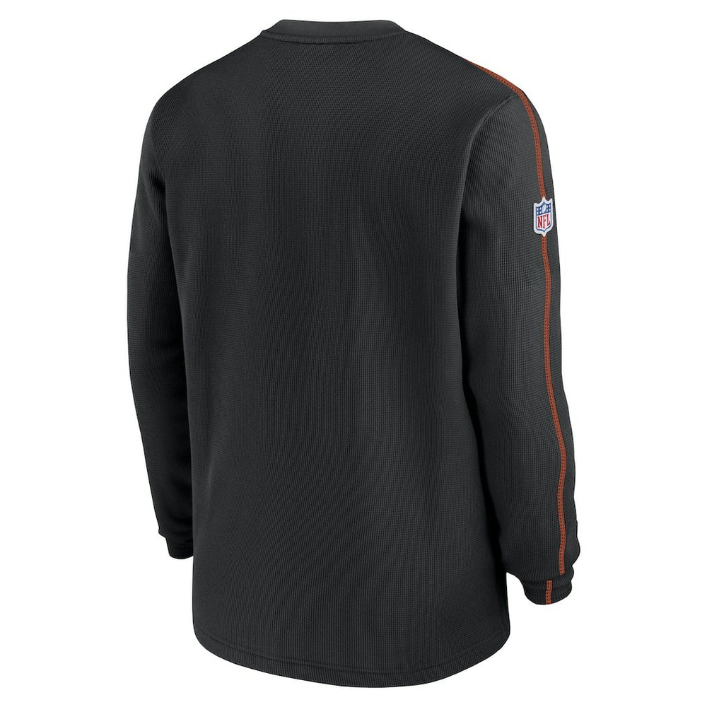 Cincinnati Bengals 2024 Sideline Coaches Long Sleeve Top Black | Nike for Sale