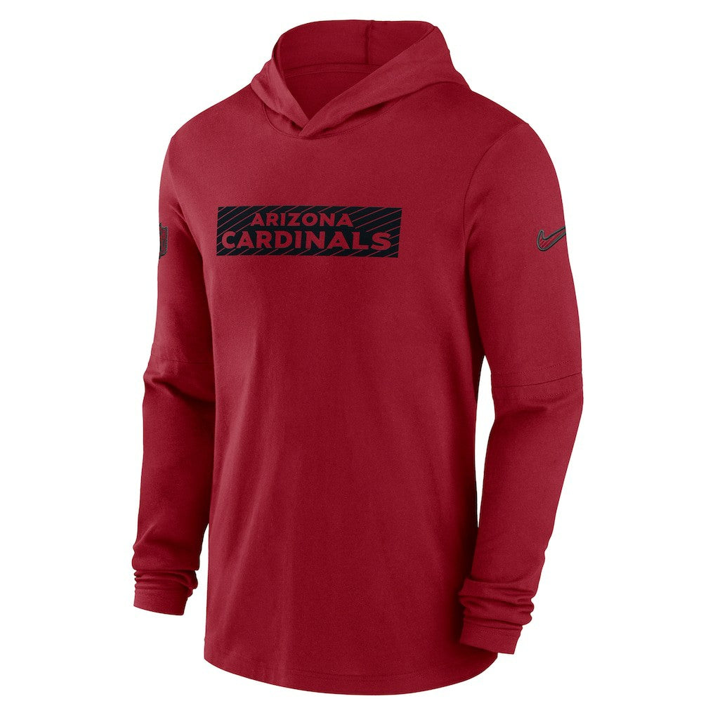 Arizona Cardinals 2024/25 Sideline Performance Long Sleeve Hoodie T-Shirt Cardinal | Nike for Sale