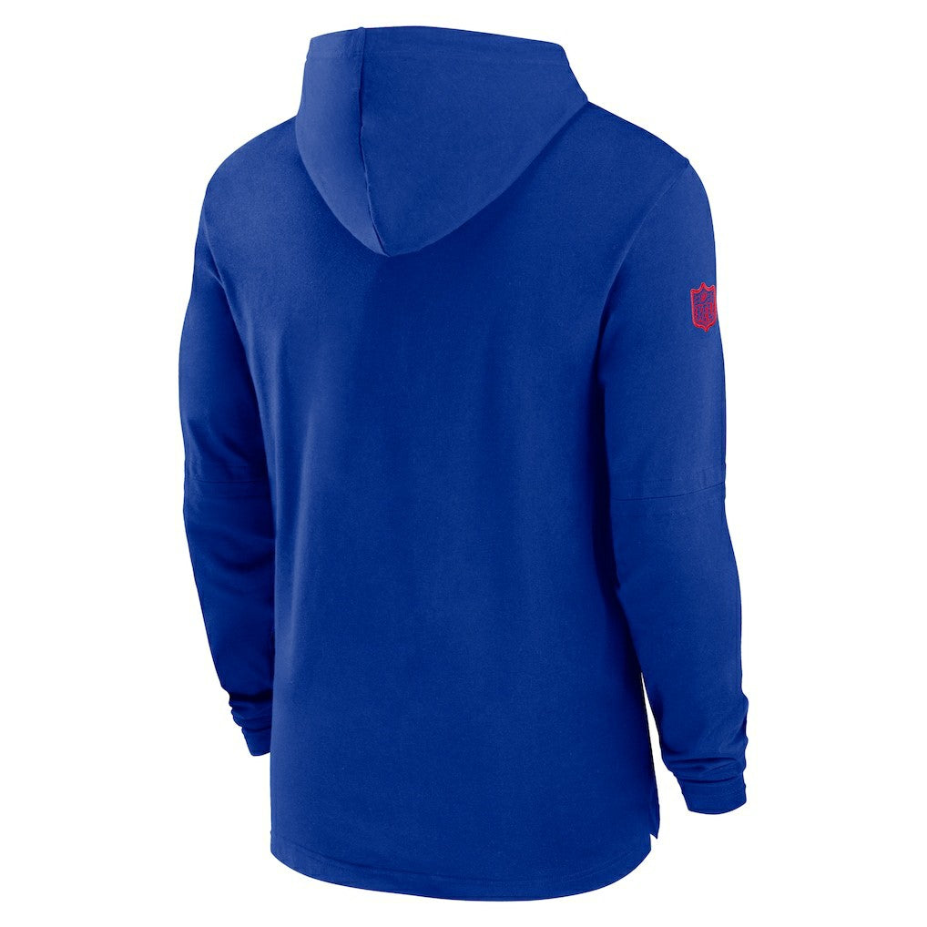 Buffalo Bills 2024/25 Sideline Performance Long Sleeve Hoodie T-Shirt Royal | Nike for Sale