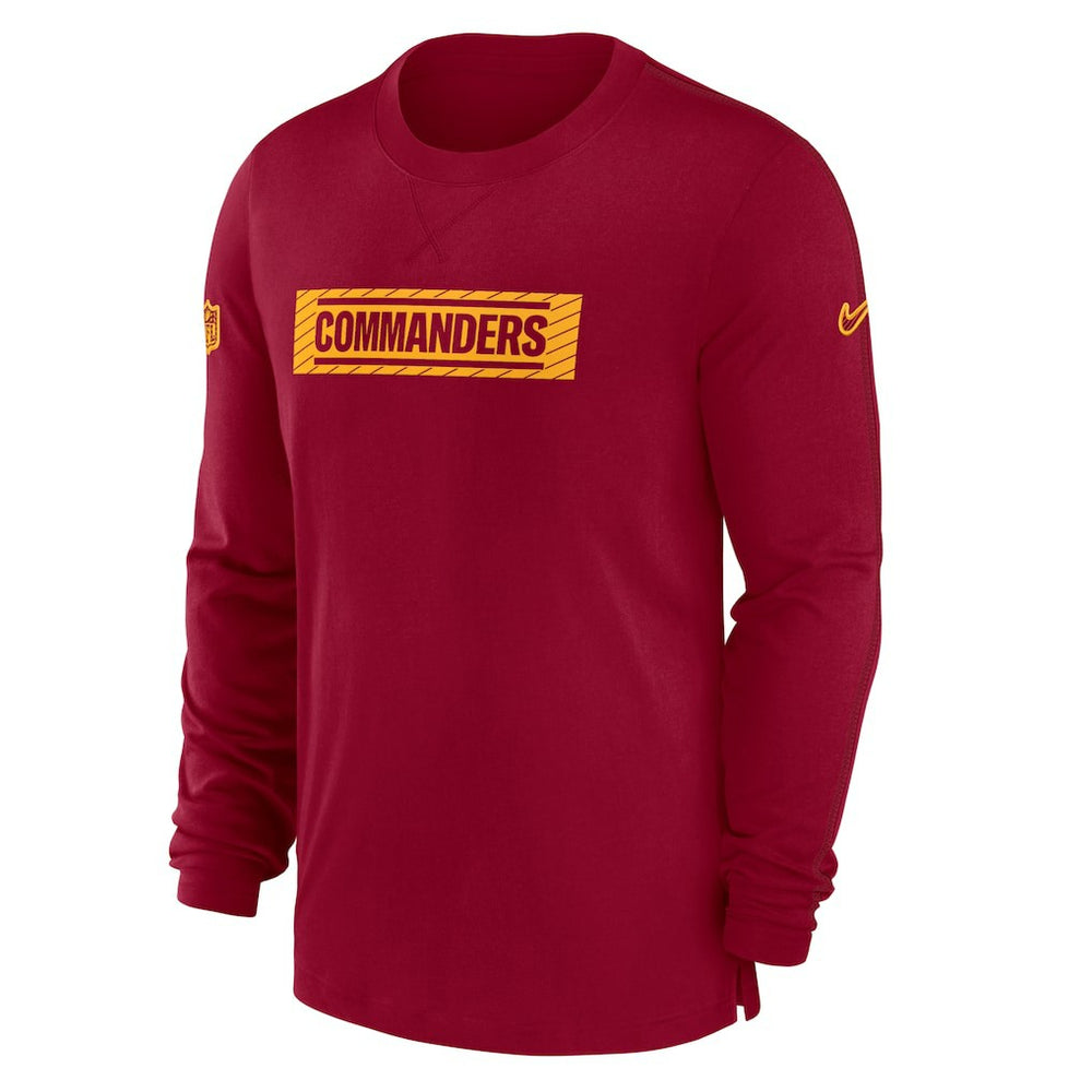 Washington Commanders Sideline Player Performance Long Sleeve T-Shirt Burgundy | Nike for Sale