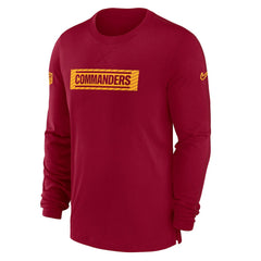 Washington Commanders Sideline Player Performance Long Sleeve T-Shirt Burgundy | Nike for Sale