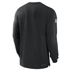 Las Vegas Raiders Sideline Player Performance Long Sleeve T-Shirt Black | Nike for Sale