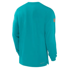 Miami Dolphins Sideline Player Performance Long Sleeve T-Shirt Aqua | Nike for Sale