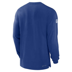 New York Giants Sideline Player Performance Long Sleeve T-Shirt Royal | Nike for Sale