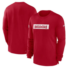 Tampa Bay Buccaneers Sideline Player Performance Long Sleeve T-Shirt Red | Nike for Sale