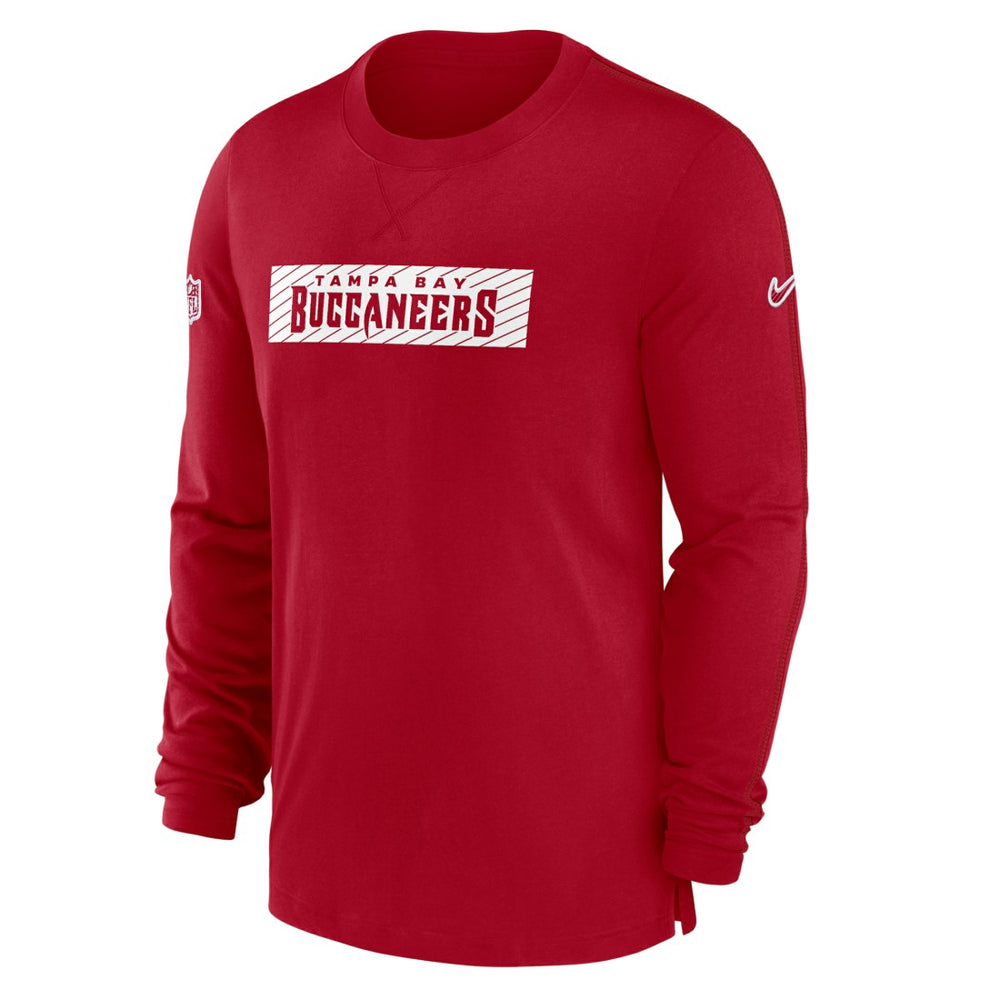 Tampa Bay Buccaneers Sideline Player Performance Long Sleeve T-Shirt Red | Nike for Sale