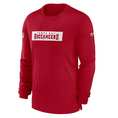 Tampa Bay Buccaneers Sideline Player Performance Long Sleeve T-Shirt Red | Nike for Sale