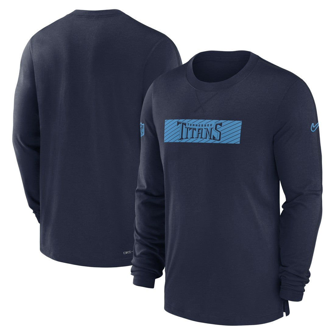 Tennessee Titans Sideline Player Performance Long Sleeve T-Shirt Navy | Nike for Sale