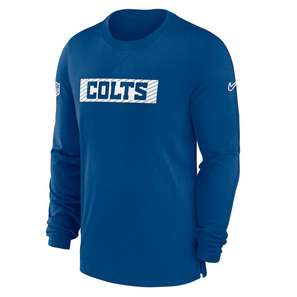 Indianapolis Colts Sideline Player Performance Long Sleeve T-Shirt Royal | Nike for Sale