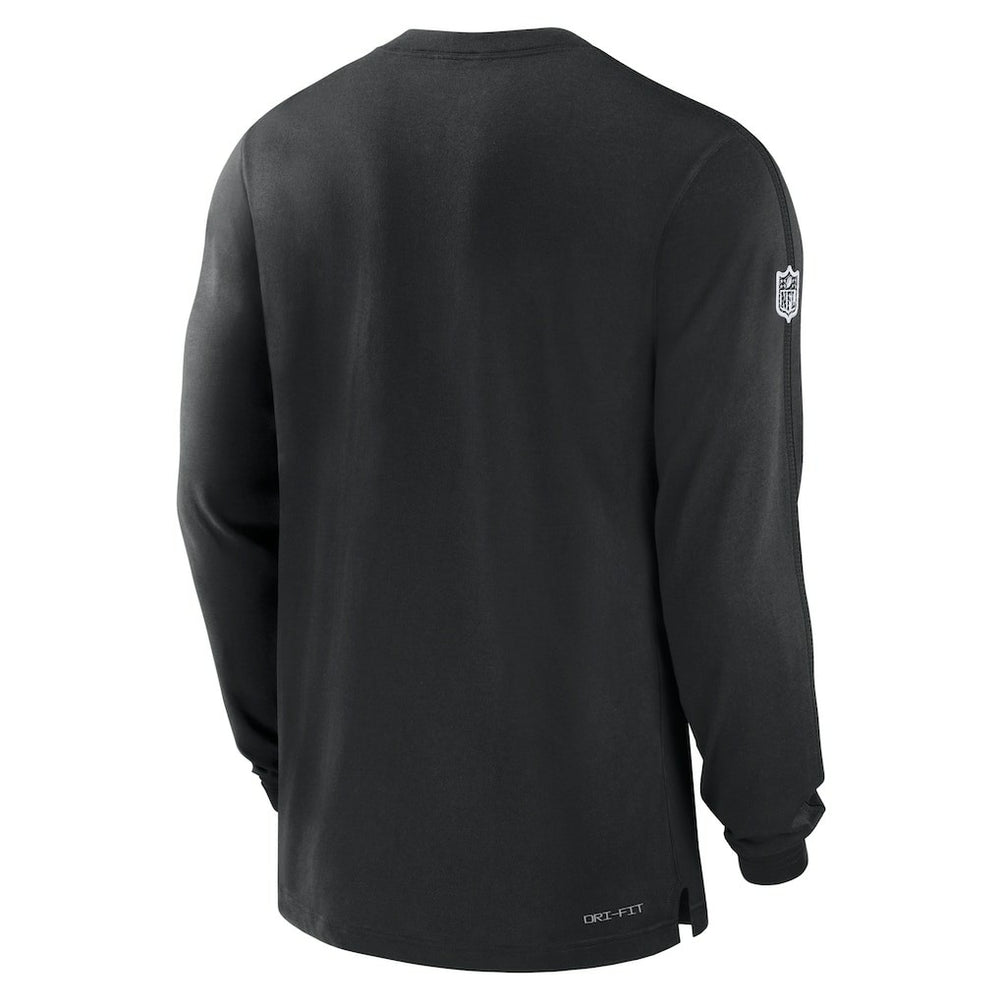 New York Jets Sideline Player Performance Long Sleeve T-Shirt Black | Nike for Sale