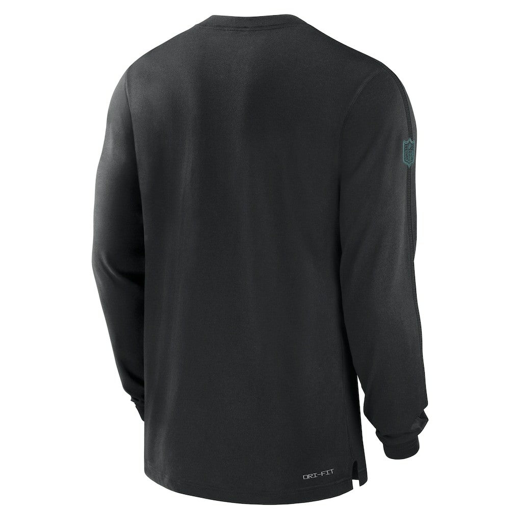 Philadelphia Eagles Sideline Player Performance Long Sleeve T-Shirt Black | Nike for Sale