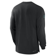 Philadelphia Eagles Sideline Player Performance Long Sleeve T-Shirt Black | Nike for Sale