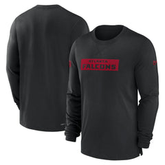 Atlanta Falcons Sideline Player Performance Long Sleeve T-Shirt Black | Nike for Sale