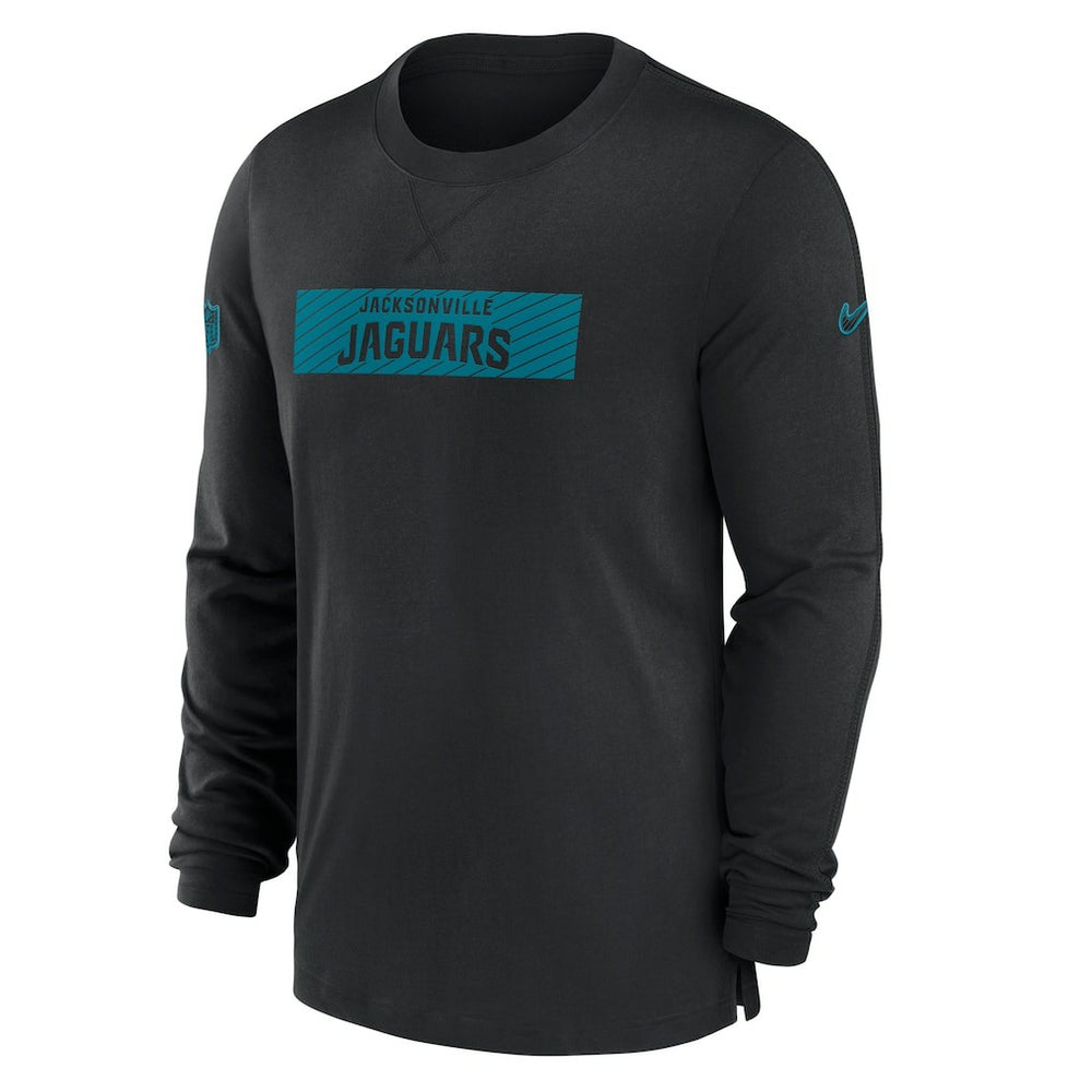 Jacksonville Jaguars Sideline Player Performance Long Sleeve T-Shirt Black | Nike for Sale