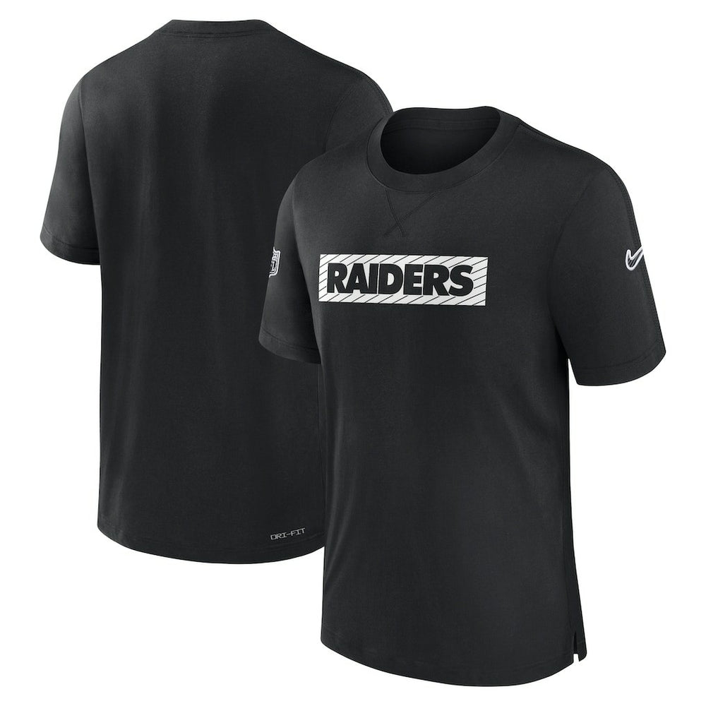 Las Vegas Raiders Sideline Player Performance T-Shirt Black | Nike for Sale