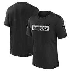 Las Vegas Raiders Sideline Player Performance T-Shirt Black | Nike for Sale