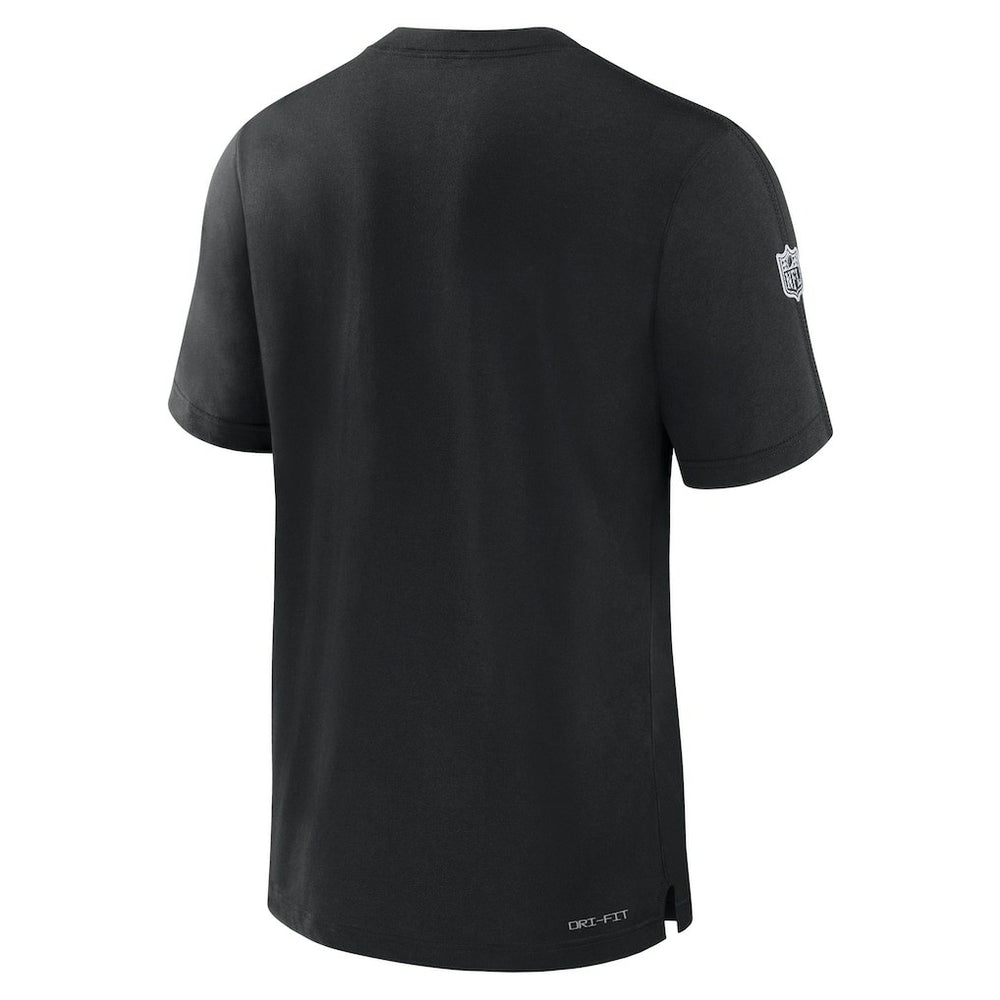 Las Vegas Raiders Sideline Player Performance T-Shirt Black | Nike for Sale