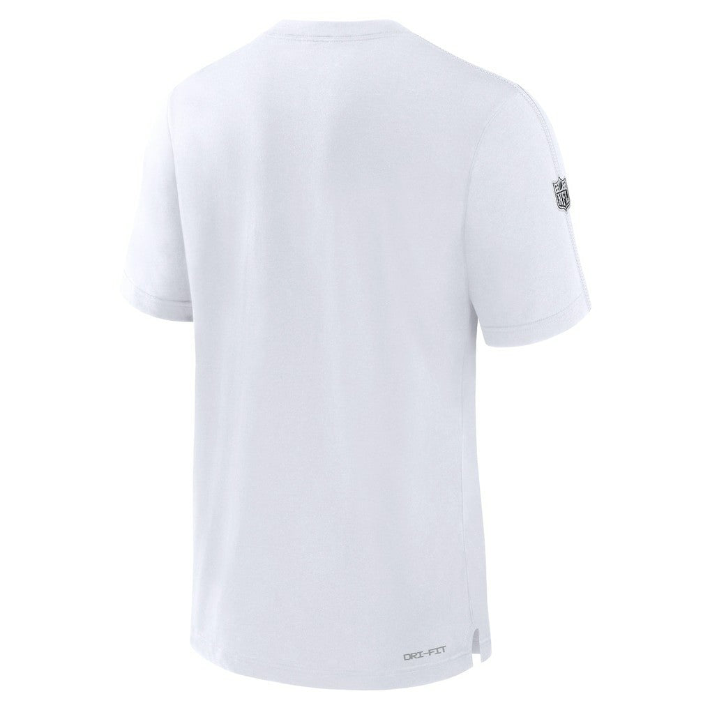 Las Vegas Raiders Sideline Player Performance T-Shirt White | Nike for Sale