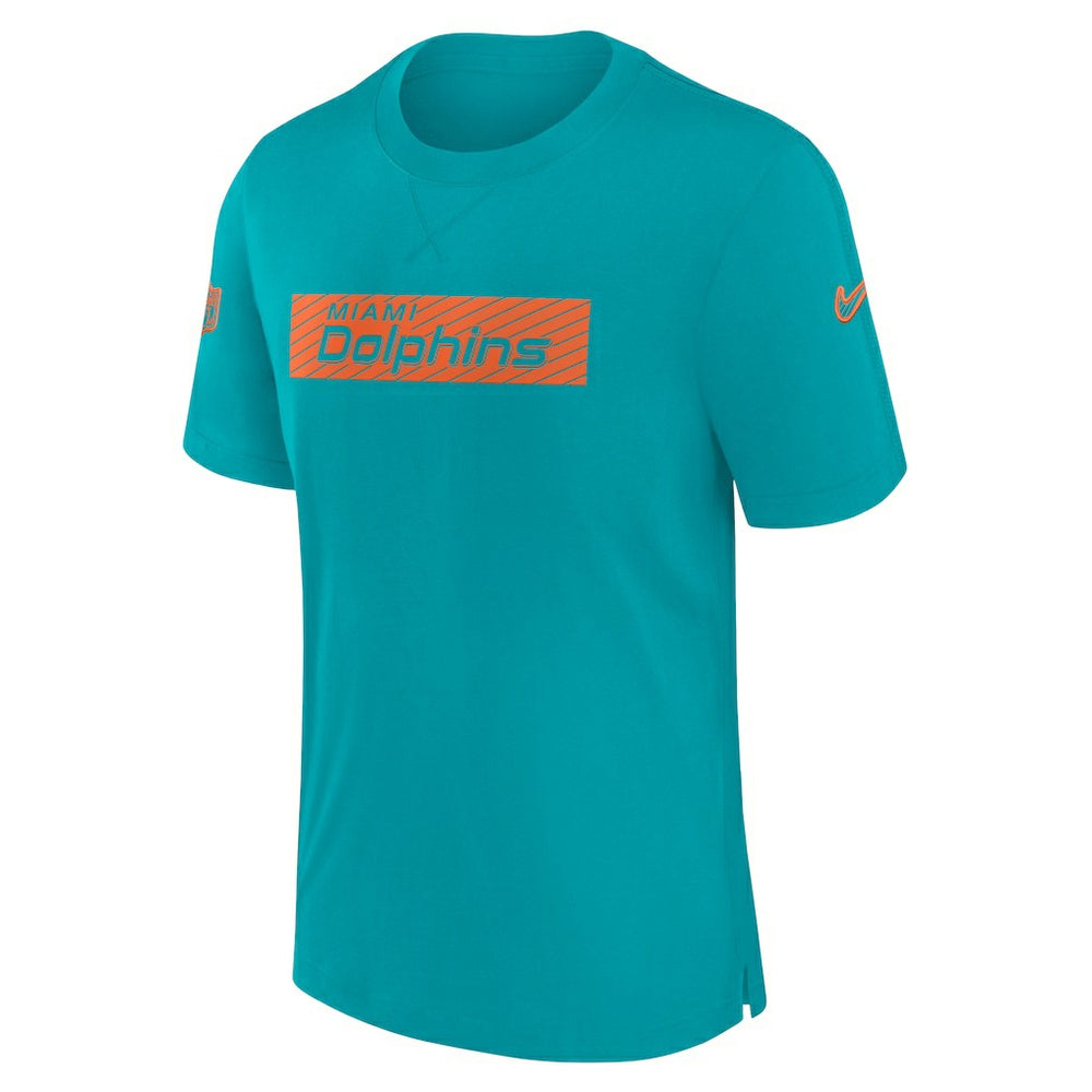 Miami Dolphins Sideline Player Performance T-Shirt Aqua | Nike for Sale
