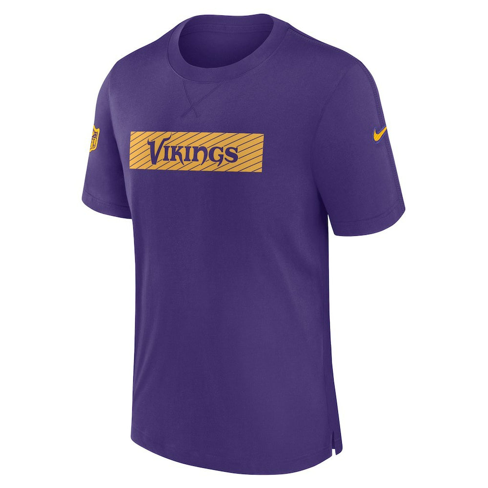 Minnesota Vikings Sideline Player Performance T-Shirt Purple | Nike for Sale
