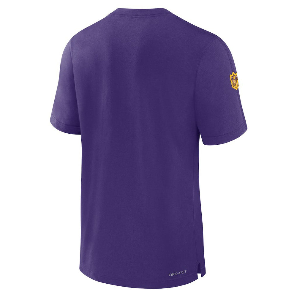 Minnesota Vikings Sideline Player Performance T-Shirt Purple | Nike for Sale