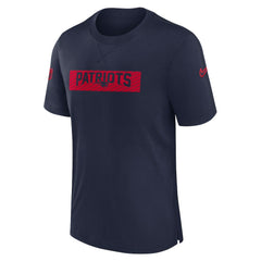 New England Patriots Sideline Player Performance T-Shirt Navy | Nike for Sale