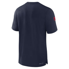 New England Patriots Sideline Player Performance T-Shirt Navy | Nike for Sale