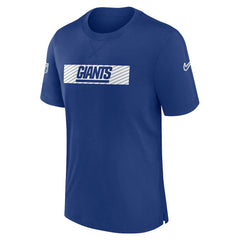 New York Giants Sideline Player Performance T-Shirt Royal | Nike for Sale