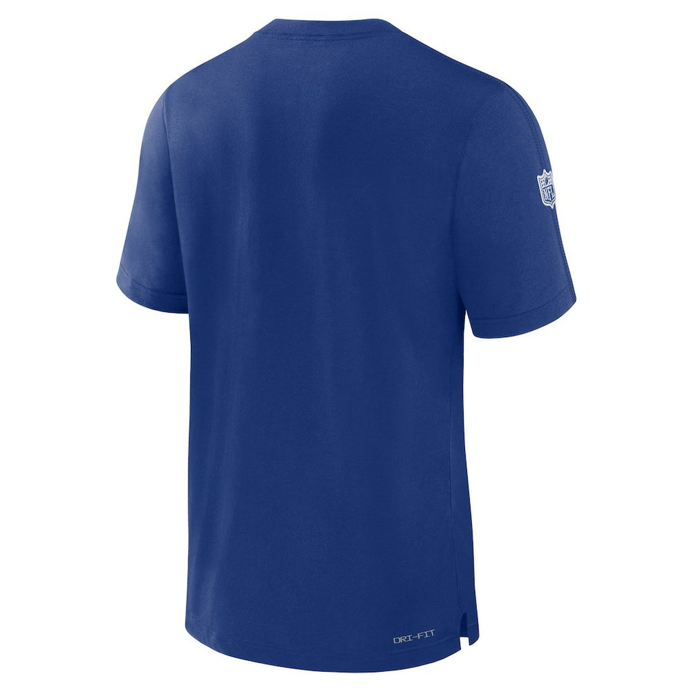 New York Giants Sideline Player Performance T-Shirt Royal | Nike for Sale