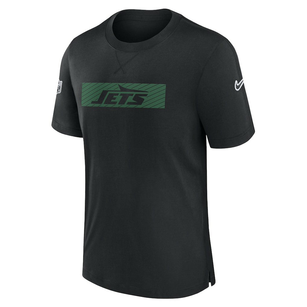 New York Jets Sideline Player Performance T-Shirt Black | Nike for Sale