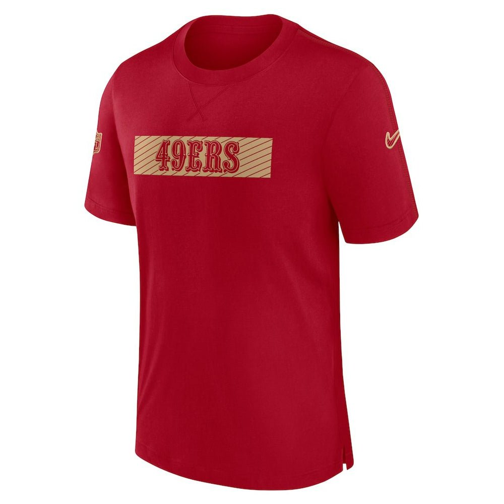 San Francisco 49ers Sideline Player Performance T-Shirt Scarlet | Nike for Sale