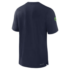 Seattle Seahawks Sideline Player Performance T-Shirt College Navy | Nike for Sale