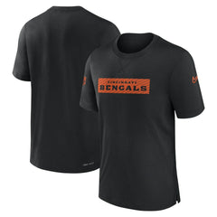 Cincinnati Bengals Sideline Player Performance T-Shirt Black | Nike for Sale