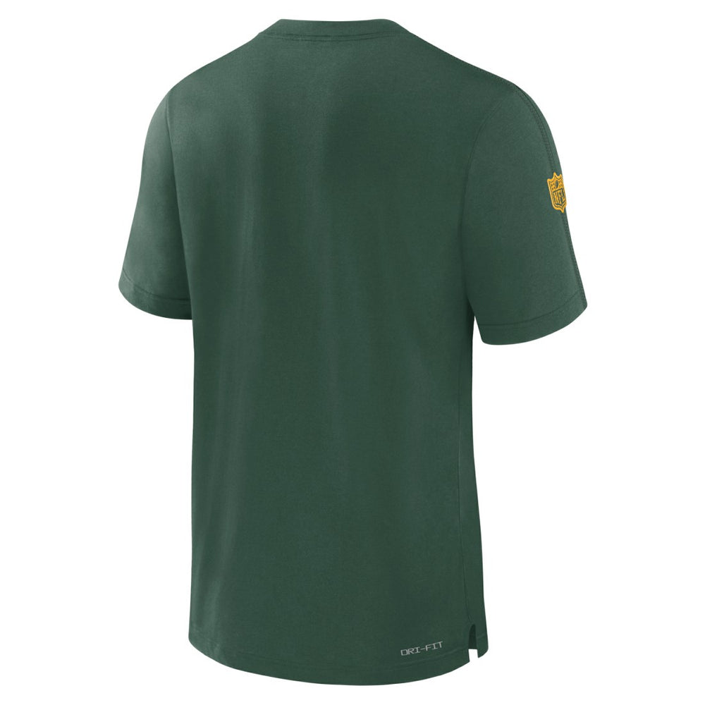Green Bay Packers Sideline Player Performance T-Shirt Green | Nike for Sale