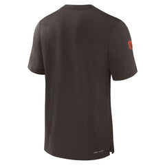 Cleveland Browns Sideline Player Performance T-Shirt Brown | Nike for Sale