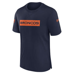 Denver Broncos Sideline Player Performance T-Shirt Navy | Nike for Sale