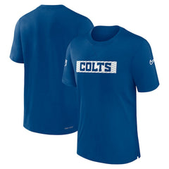 Indianapolis Colts Sideline Player Performance T-Shirt Royal | Nike for Sale