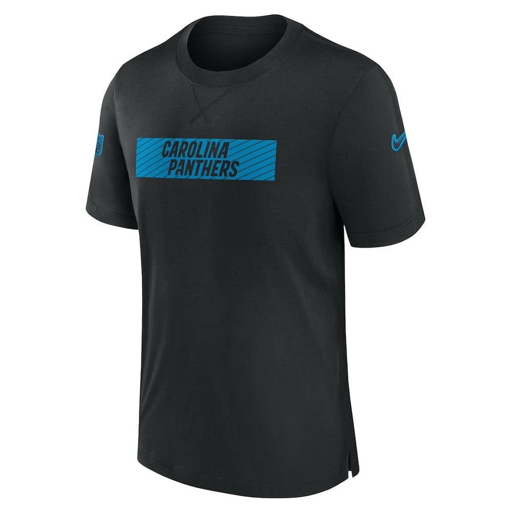 Carolina Panthers Sideline Player Performance T-Shirt Black | Nike for Sale