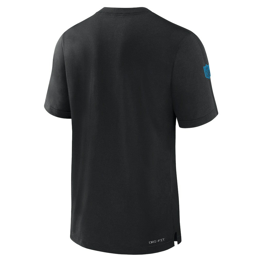 Carolina Panthers Sideline Player Performance T-Shirt Black | Nike for Sale